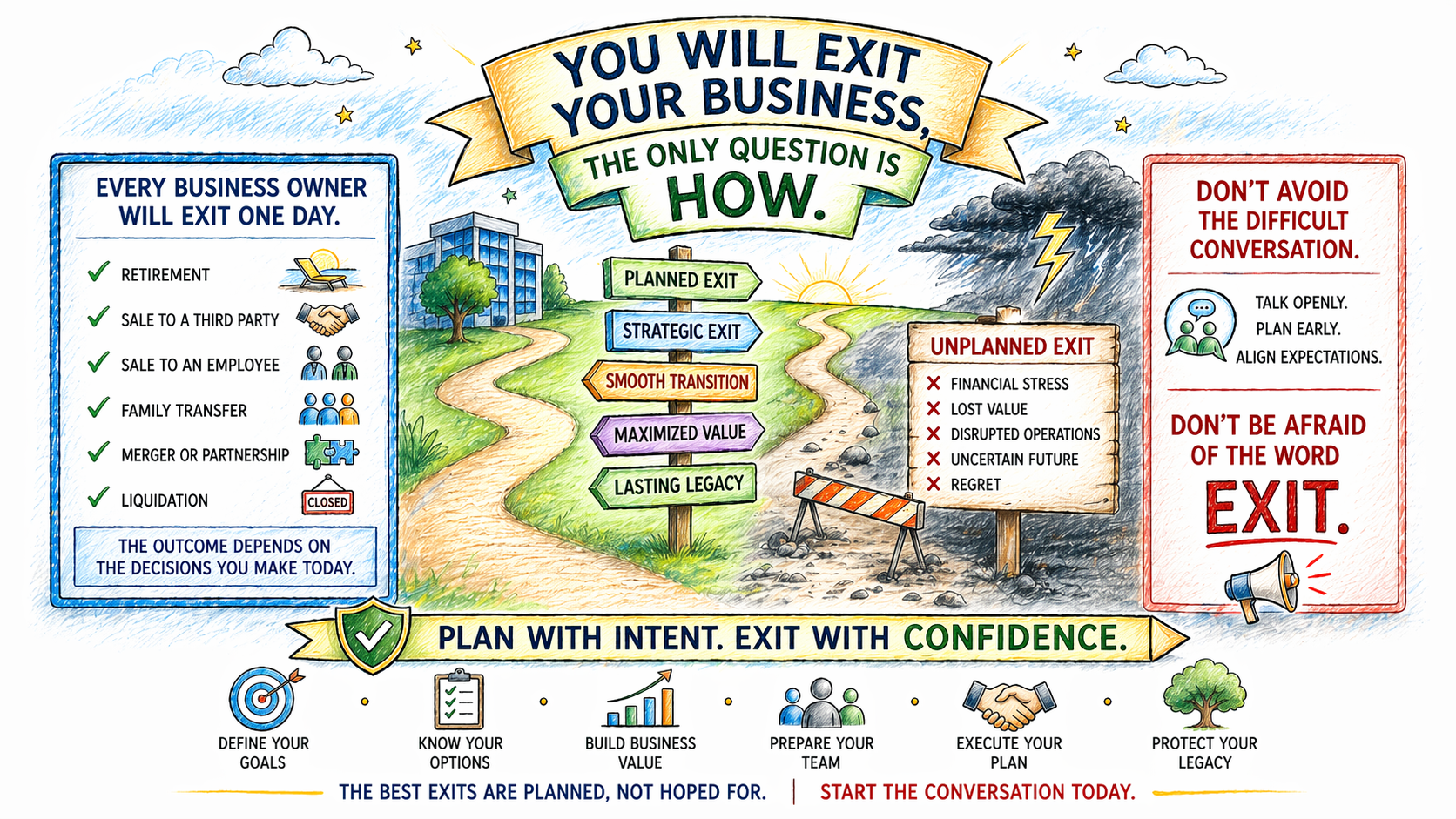 You Will Exit Your Business. The Only Question Is How.